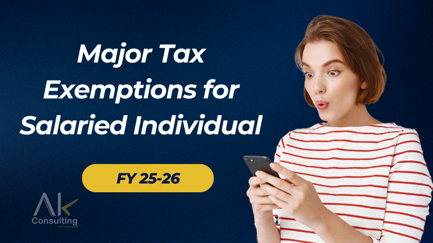 Major Tax Exemptions for Salaried Individuals in FY 2025–26